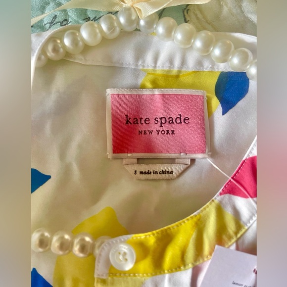 Kate spade Lemon Zest Oversized Dress Sz S NWT - Picture 14 of 15